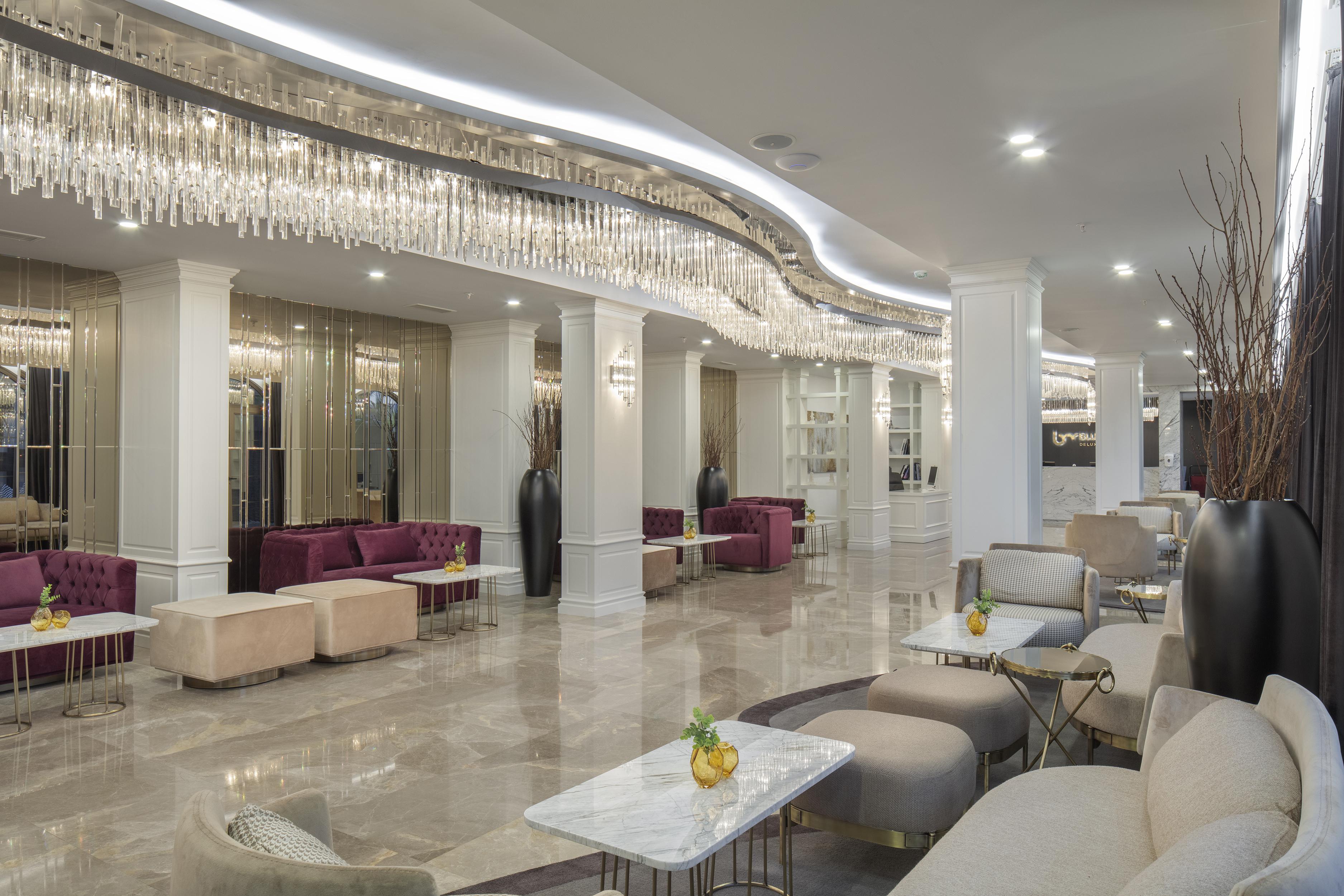 Blue Marlin Deluxe Spa & Resort Конаклы Экстерьер фото Lobby